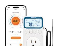 Controlador de temperatura digital de la marca Inkbird (modelo de la serie C216T o C236T) ( EL ARTICULO VIENE COMO SE MUESTRA EN LA SEGUNDA IMAGEN )