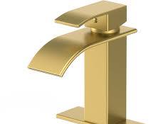 grifo monomando para lavabo de baño con caída tipo cascada