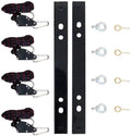 kit de suspensión con correas de trinquete y soportes metálicos ARTICULO VIENE COMO SE MUESTRA EN LA SEGUNDA IMAGEN