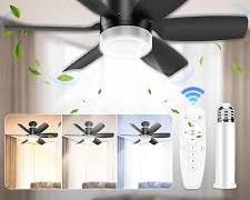 un bombillo ventilador de techo inteligente (Socket Fan Light),