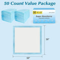 50 pañales protectores empapadores desechables (Disposable Underpads) de la marca Wowflash