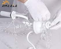lámpara colgante de techo de estilo clásico/candelabro desarmada para su instalación.