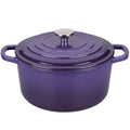horno holandés de hierro fundido esmaltado Vorringard (4.5 QT, color morado / Purple)