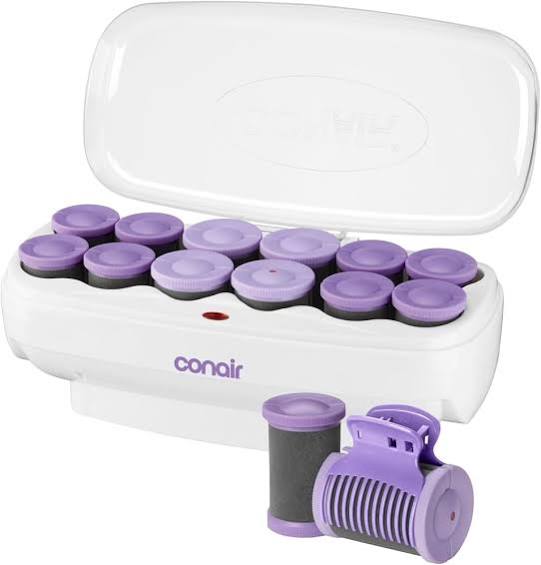 set de rulos térmicos para el cabello de la marca Conair, específicamente el modelo Conair Xtreme Instant Heat Jumbo & Super Jumbo Hot Rollers.( ARTICULO VIENE COMO SE OBSERVA EN LA SEGUNDA IMAGEN )