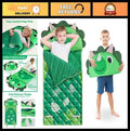 Saco de Dormir Infantil 2 en 1 iPlay iLearn – Diseño de Dinosaurio | Se Convierte en Almohada | Ideal para Siestas y Campamentos