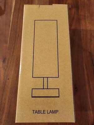 lámpara de mesa moderna y minimalista (Table Lamp),