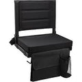 Asiento portátil para estadio con soporte para la espalda