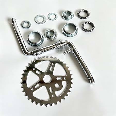 USADO juego de centro americano monoblock (biela enteriza de una sola pieza) para bicicleta