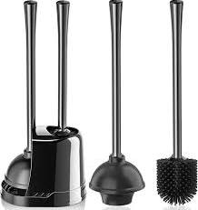 set combinado de desatascador de alta potencia y base de almacenamiento oculta (Turbo Plunger and Hideaway Caddy Set)