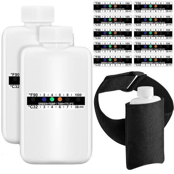 kit de cinturón portátil para pruebas de orina o control térmico de líquidos