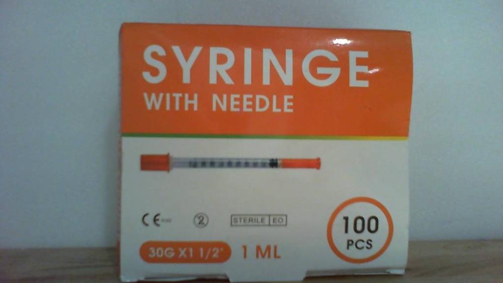 jeringas desechables con aguja integrada,