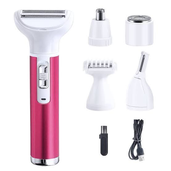 kit de depiladora y afeitadora eléctrica multifunción 5 en 1 para mujer (Portable Mini Shaver)ARTICULO VIENE COMO SE OBSERVA EN LA SEGUNDA IMAGEN ) VIENE CON CABLE USB