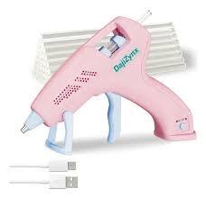 pistola de silicona caliente inalámbrica (recargable por USB) CARTICULO VIENE CON 28 BARRAS Y UN CABLE (ASI COMO SE LOGRA OBSERVAR EN LA SEGUNDA IMAGEN )