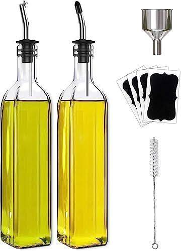 NO TRAE ISOPO DE LA FOTOGRAFIA set de dispensadores de vidrio para aceite y vinagre