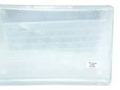 kit de protección transparente para computadora portátil, que incluye una carcasa rígida y un protector de teclado flexibl ( ARTICULO VIENE COMO SE MUESTRA EN LA PRIMER IMAGEN )