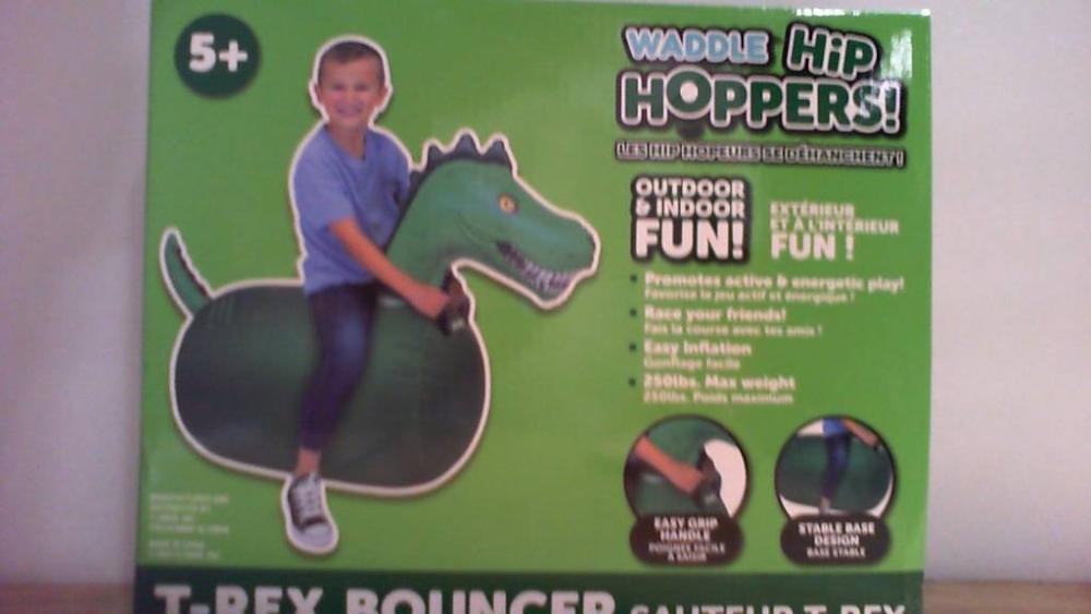 Juguete inflable para saltar de la línea Waddle Hip Hoppers!