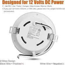 paquete de dos paneles luces LED empotrables (Puck Lights) de la marca Facon, diseñadas con clips de resorte para cielorrasos o techos de vehículos