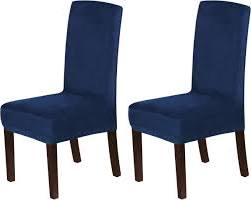 fundas elásticas para sillas de comedor extendidas (un set de 2 piezas articulo viene como se muestra en la segunda imagen