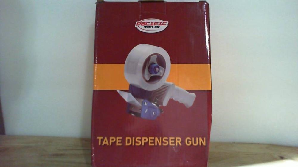 pistola dispensadora de cinta de embalaje de la marca Pacific Mailer.