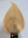 set de extensiones de cabello tipo dona o moño postizo (Hairpiece Bun Extension) de fibra premium en rubio.