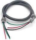látigo eléctrico pre-cableado hermético (Pre-Wired Liquid-Tight A/C Power Whip)