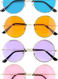 gafas de sol redondas de estilo retro, vintage o hippie ( articulo viene como se muestra en la imagen 2 contiene 36 unidades