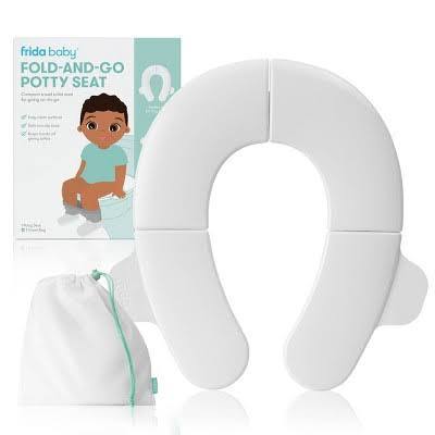 Asiento de inodoro portátil y plegable Frida Baby para entrenamiento infantil