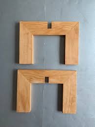 soporte de madera encastrable para macetas x2 (Wood Plant Stand)