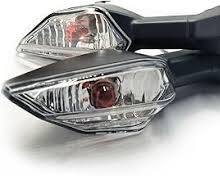 USADO juego de luces direccionales (intermitentes/guiños) para motocicleta SPNUVR