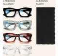 paquete de 4 lentes de lectura (pregraduados) con dioptría +2.50
