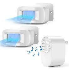 sistema de alarma y timbre inalámbrico con sensor de movimiento para entradas ( ARTICULO VIENE COMO SE MUESTRA EN LA SEGUNDA IMAGEN