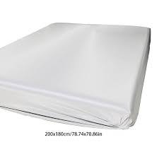 (SIN TALLA) faldón para cama blanco tipo rodapié con elástico