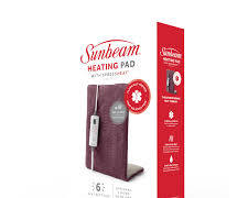 Almohadilla térmica Sunbeam XL para aliviar el dolor de espalda, cuello y hombros. Apagado automático. 6 niveles de calor. Tamaño extragrande de 30 x 60 cm. Color verde. Ideal para dolores musculares y artritis.