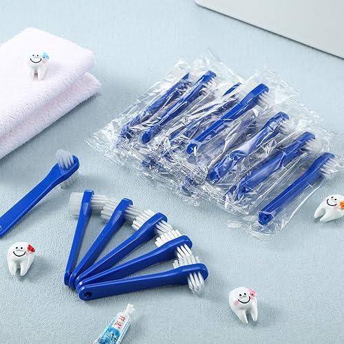 cepillos de limpieza doble cara para prótesis dentales