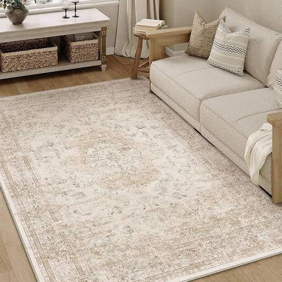 alfombra decorativa lavable de estilo vintage / bohemio (Washable Vintage Area Rug),( IMAGENES ILUSTRATIVAS )