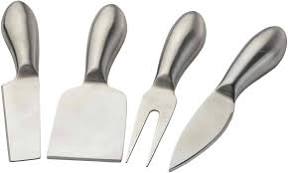juego de 4 utensilios y cuchillos para queso.