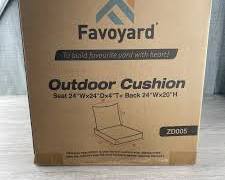 juego de cojines para muebles de patio exterior