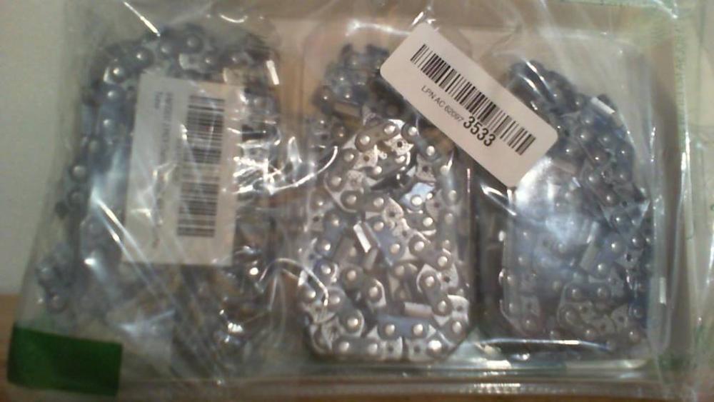 paquete de 3 cadenas de repuesto para mini motosierra inalámbrica