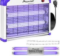 Exterminador de insectos de interior Handylit, 20 W, matamoscas eléctrico con luz UV, 3 lámparas, para el hogar, la cocina, el dormitorio y la caravana.