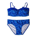 MODELO REAL ES DISTINTO AL DE REFERENCIA. traje de baño de dos piezas (bikini) para mujer en color azul rey TALLA M
