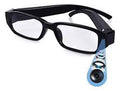 Gafas espía Limiete Y2K Gafas con cámara oculta HD 1080p / No requiere WiFi / Tarjeta Micro SD de 32 GB incluida / Montura ultraligera de 38 g / Grabación de 95 minutos / Lector USB 2 en 1 Plug-and-Play / Manual en inglés