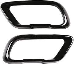 juego de cubiertas embellecedoras para las salidas del tubo de escape (Exhaust Muffler Tail Pipe Covers articulo viene como se muestra en la segunda y tercera imagen