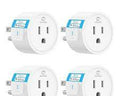 paquete de 4 enchufes inteligentes (smart plugs) de la marca Eightree