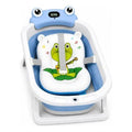 bañera plegable para bebé con diseño de ranita y cojin