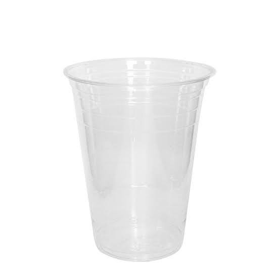 juego de vasos plásticos desechables transparentes (IGUALES A LA SEGUNDA IMAGEN )
