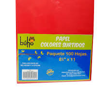 bloque de hojas o notas de colores (cubo de notas multicolor) de la marca Paper Junki
