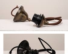 lámpara colgante de techo con base de socket expuesto y estilo industrial retro ( DISENO IGUAL A LA SEGUNDA IMAGEN )