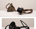lámpara colgante de techo con base de socket expuesto y estilo industrial retro ( DISENO IGUAL A LA SEGUNDA IMAGEN )