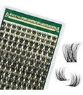 INCOMPLETO KEYYOU Set de 280 Clusters de Pestanas 60D Curvatura D 9-18mm | Extensiones de Pestanas DIY en Casa Wispy Suaves