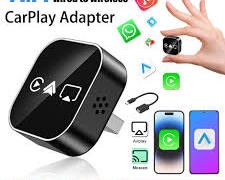 Adaptador inalámbrico CarPlay 4 en 1 - Adaptador de duplicación de pantalla mejorado 2026 para Apple CarPlay, Android Auto, AirPlay y MirrorLink, dongle de duplicación de pantalla para coche, Plug & Play, incluye extensión tipo C #2917